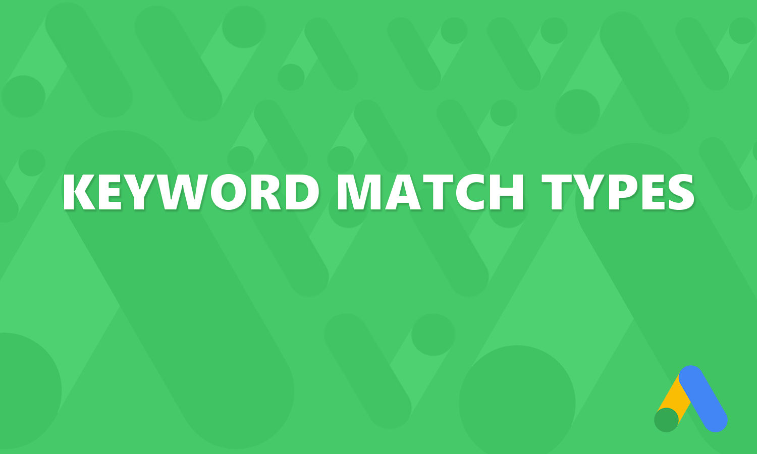 google ads keyword match types